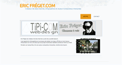 Desktop Screenshot of ericfreget.com