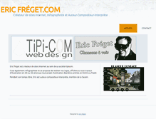Tablet Screenshot of ericfreget.com